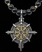 Viking Kompas Vegvisir en Obsidiaan – Richtingsinsigne –, Antiek en Kunst
