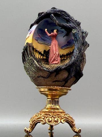 Fabergé ei - Gone With The Wind 24 Karat Gold Plated Limited