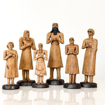 Replica van vroege-dynastische Mesopotamische Tell Asmar