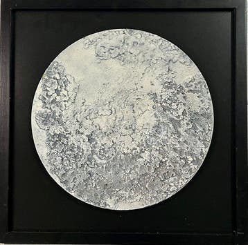 Paola Romano (1950) - Luna Bianca / Superficie Lunare