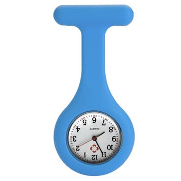Fako - Verpleegstershorloge - Siliconen Uni - Blauw, Verzenden, Nieuw