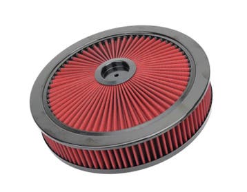Luchtfilter 14 inch high flow zwart met rood filter, Auto-onderdelen, Filters, Ophalen of Verzenden, Nieuw