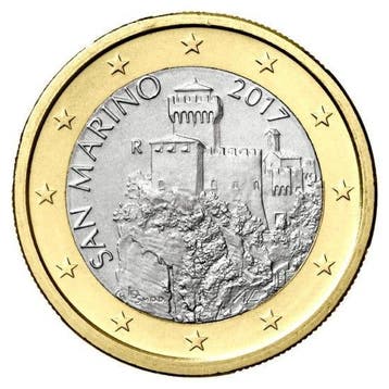San Marino 1 Euro 2019 UNC, Postzegels en Munten, Munten | Europa | Euromunten, Verzenden