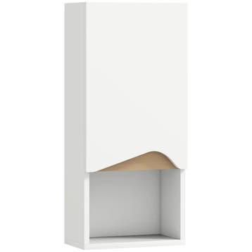 Badkamerkast Wandkast Met Soft-Close-Deur En Open Vak 30 X 1, Verzenden, Nieuw