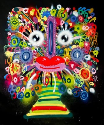 Nuno Barbedo (1983) - Morning smile (XL Size Painting)