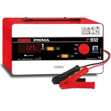 Ferve F-812 Manual Battery Charger | 12V/24V 6-12A, Ophalen of Verzenden, Nieuw