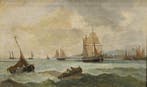 Franse school (XIX) - El Naufragio, Antiek en Kunst, Kunst | Schilderijen | Klassiek