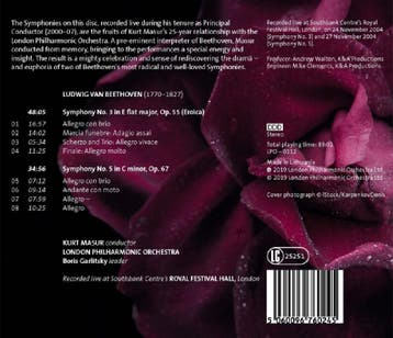 cd - london philharmonic orchestra kurt - BEETHOVEN SYMPH..., Verzenden, Zo goed als nieuw