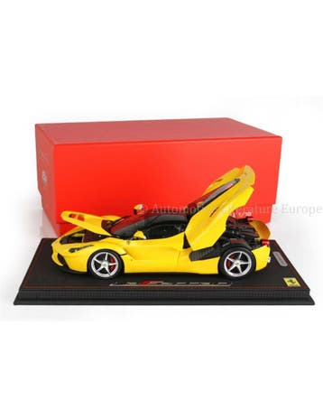 2013 FERRARI LAFERRARI DIE CAST GIALLO MODENA BBR MODELAUTO, Nieuw