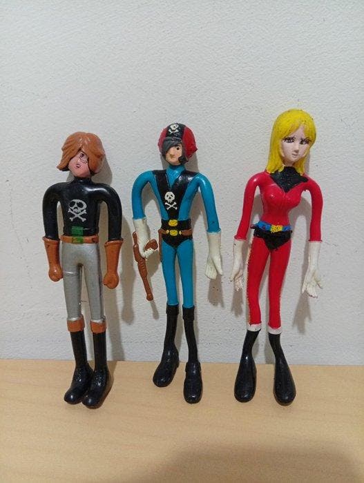 Ceppiratti - Speelgoed robot Capitan Harlock, Yukie Flexi -, Antiek en Kunst, Antiek | Overige Antiek