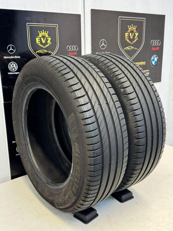 2 stuks zomerbanden 185/65R15 Michelin Primacy 4, Gebruikt, 15 inch, Banden en Velgen, 185 mm