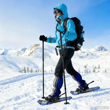 vidaXL 3 in 1 Sneeuwschoenen Blauw en Zwart 78,5 x 22 cm, Verzenden, Nieuw