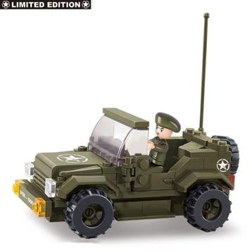 Sluban jeep allied star limited edition (Speelgoed, Overig), Ophalen of Verzenden, Nieuw