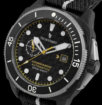 Tecnotempo - Commando - Forged Carbon & Titanium -, Nieuw