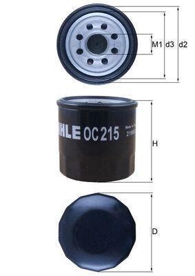Oliefilter mahle, Verzenden, Nieuw