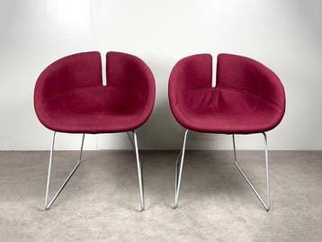 Moroso - Patricia Urquiola - Stoel - fjord - Staal, Textiel