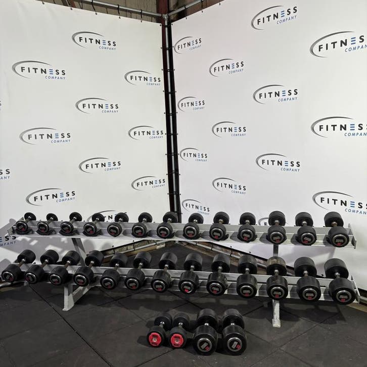 Hammer Strength Dumbell Set Incl Rek, Sport en Fitness, Fitnessmaterialen, Overige typen, Ophalen of Verzenden