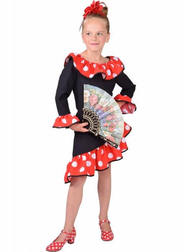Spaanse danseres jurkje meisje, Ophalen of Verzenden, Nieuw