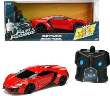 Jada Toys - Fast &amp; Furious RC Lykan Hypersport 1:16, Ophalen of Verzenden, Zo goed als nieuw