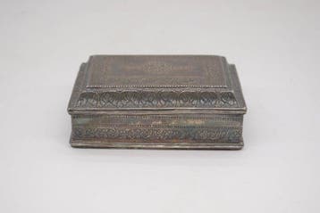 Doos - Zilver - Indiana, Antiek en Kunst, Antiek | Goud en Zilver