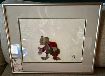 Disney - 1 Animatiecel - Uncle Scrooge - Mickeys Christmas, Nieuw