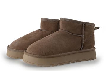 Manfield Snowboots in maat 39 Beige, Verzenden, Beige, Snowboots, Zo goed als nieuw