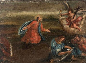 Italiaanse school (XVII) - Cristo nell’Orto degli Ulivi con