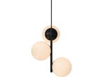 Nordlux Lilly - Hanglamp 3x E14 - Opaal glas/zwart, Huis en Inrichting, Lampen | Hanglampen, Verzenden, Nieuw