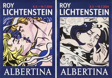 Roy Lichtenstein - The Albertina Museum Exhibition Posters -