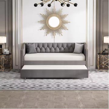 Anajqaqia 90×200 cm Sofa Bed – Vouwbare 2-Zits Bank met Bed, Verzenden, Nieuw