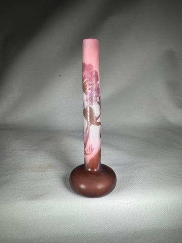 Emile Gallé - Vaas - Glas, Antiek en Kunst