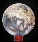 A++ Grote Blauwe Lace-agaat met natuurlijke patronen,