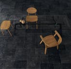 Vloertegel Zwart Multivloer (Vloeren, Afbouwmaterialen), Keramiek, Nieuw, Ophalen of Verzenden, 10 m² of meer