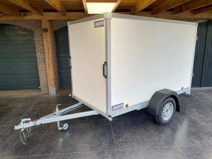 Gesloten aanhangwagen 257 x 132 x 150cm 750kg nieuw, Auto diversen, Aanhangers en Bagagewagens, Nieuw, Ophalen
