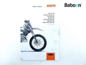 Instructie Boek KTM 250 EXC TPI 2017-2019 English, Motoren, Verzenden, Gebruikt
