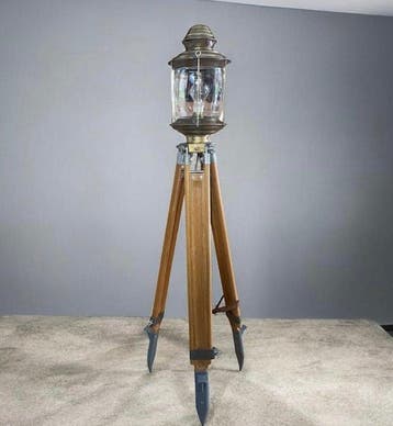 gallileo Gallileo - Scheepslamp (2) - Hout, Messing, Glas,