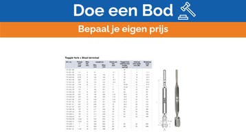 Bieden: Selden bronze 16 mm rigging screw stud - toggle - 1, Ophalen of Verzenden, Nieuw, Toebehoren