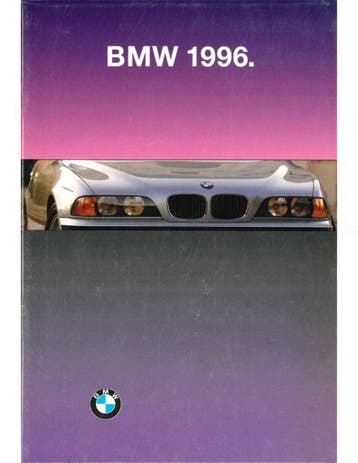 1996 BMW PROGRAMMA BROCHURE FRANS, Boeken, Nieuw, BMW, Author