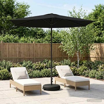 vidaXL Tuinparasol met Basis 270 x 270 cm Polyester, Verzenden, Nieuw, 2 tot 3 meter