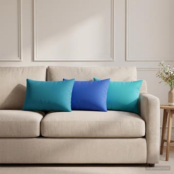 vidaXL Kussen met kussen HEERLEN 2 st Koninklijk Blauw, Huis en Inrichting, Verzenden, Nieuw, Blauw
