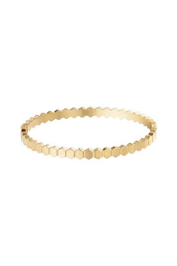 Goudlief Slavenarmband zeshoekjes (Armbanden), Sieraden, Tassen en Uiterlijk, Verzenden, Nieuw, Zilver, Overige materialen
