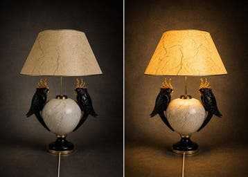 Paridom - Lamp - Karton - Hollywood Luxus Decor - 80 cm