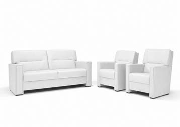 Purmerend Fauteuil - Rug: Laag - fauteuils - Wit, Nieuw, Wit, Stof