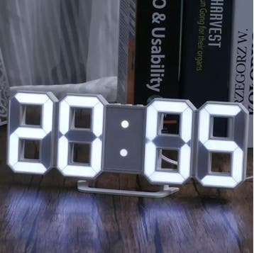 3D LED Digitale Wekker Wandklok Tijd Datum Temperatuur Displ, Verzenden, Nieuw
