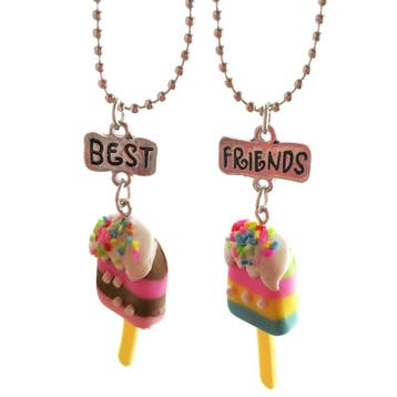 Fako Bijoux - Vriendschapsketting - IJsjes - Best Friends, Verzenden, Nieuw