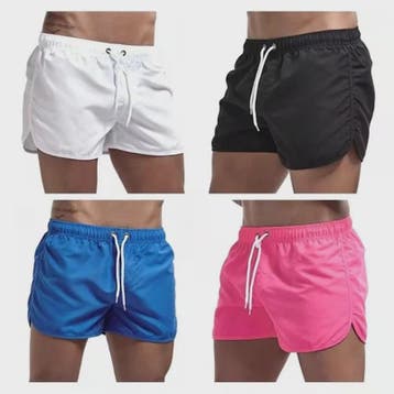 Heren Zwembroek Sneldrogend Boardshort met Trekkoord en Zakk, Verzenden