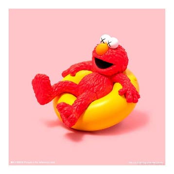 Kaws (1974) - KAWS × Sesame Street — Elmo Ballon Vinyle