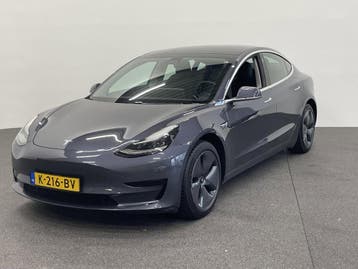 Zakelijke Lease |  Tesla Model 3 Standard RWD Plus 60 kWh, Automaat, Stof, Gebruikt, Zwart