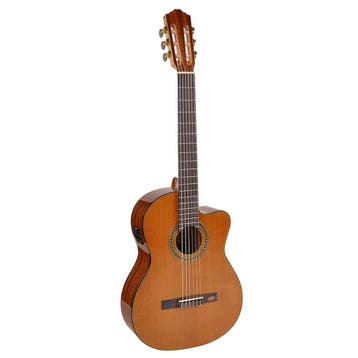 Salvador Cortez CC-10CE Cutaway Klassieke Gitaar 4/4 Naturel, Ophalen of Verzenden, Nieuw