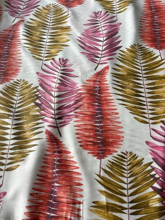 Katoenen satijnstof met digitale print, exclusief ontwerp:, Antiek en Kunst, Antiek | Kleden en Textiel